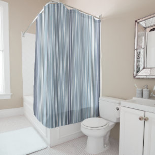 Rideaux De Douche Bleu Fumé Lavande