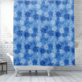 Rideaux De Douche Bleu glacé moderne