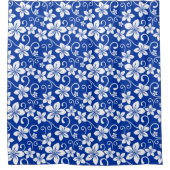 RIDEAUX DE DOUCHE BLEU HAWAII (BLEU ROYAL) (Devant)