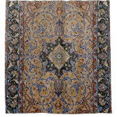 Rideaux De Douche Bleu jaune doré de Perse centrale  (Devant)