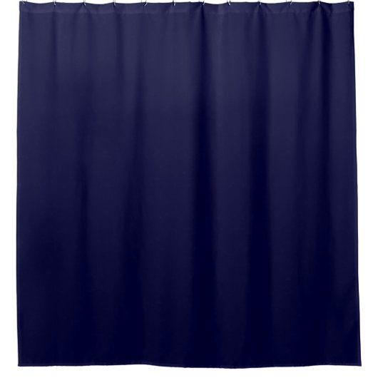 Rideaux De Douche Bleu marine uni (Devant)
