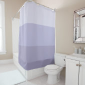 Rideaux De Douche Bleu Ombre rayé (En situation)