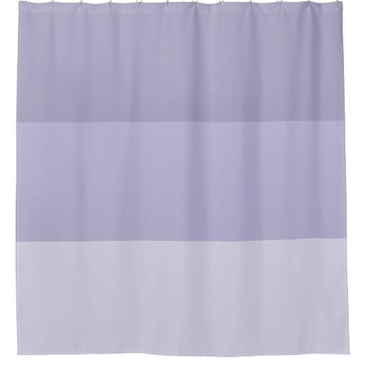 Rideaux De Douche Bleu Ombre rayé (Devant)