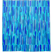 Rideaux De Douche Bleu pluie gouttes Abstraites  (Devant)