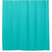 Rideaux De Douche bleu turquoise solide (Devant)