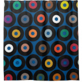 Rideaux De Douche Bleu VINYL (Devant)