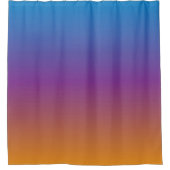 Rideaux De Douche Bleu, violet et orange (Devant)