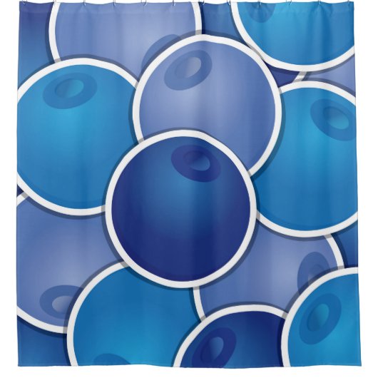 Rideaux De Douche Bleuet funky (Devant)
