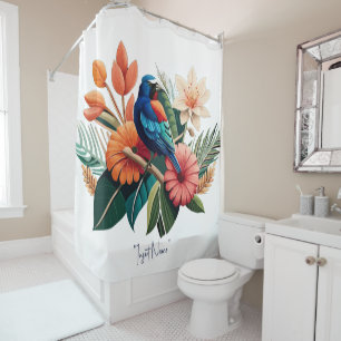 Rideaux De Douche Bliss tropicaux : une fusion vibrante de la flore