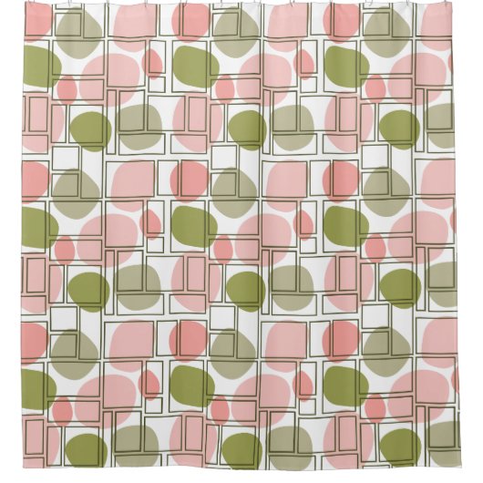 Rideaux De Douche Blobs de briques (Devant)