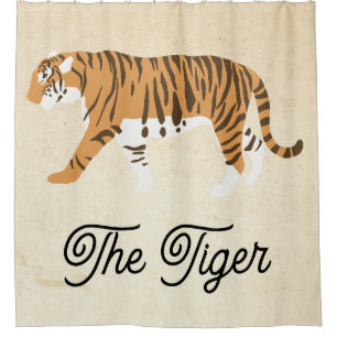 Rideaux De Douche Bloc couleur tigre