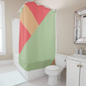 Rideaux De Douche Bloc de couleur moderne 1 (En situation)