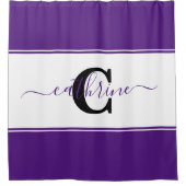 Rideaux De Douche Bloc de couleurs personnalisé (Devant)