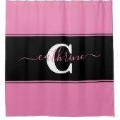 Rideaux De Douche Bloc de couleurs personnalisé (Devant)