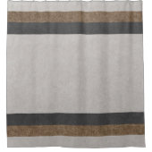 Rideaux De Douche Blocage couleur gris Brown Tan Taupe (Devant)