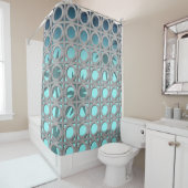 Rideaux De Douche Blocs de brise circulaire (En situation)