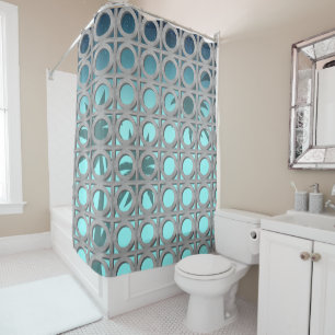 Rideaux De Douche Blocs de brise circulaire