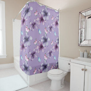 RIDEAUX DE DOUCHE BLOOM ET BOUTEILLES DE MINUIT