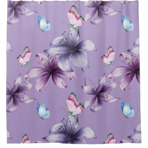 RIDEAUX DE DOUCHE BLOOM ET BOUTEILLES DE MINUIT