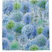 Rideaux De Douche Blue Alliums (Devant)