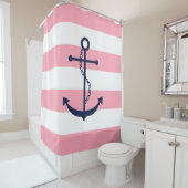 Rideaux De Douche Blue Anchor (En situation)