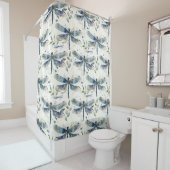 Rideaux De Douche Blue Dragonflies (En situation)