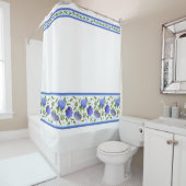 Rideaux De Douche Blue Hydrangeas (En situation)