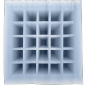 Rideaux De Douche Blue square holes pattern (Devant)