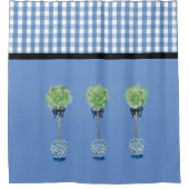 Rideaux De Douche Blue Topiary Blue and White Ginger Jar (Devant)