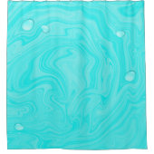 Rideaux De Douche Blue Water Drops piscine d'été fête d'anniversaire (Devant)