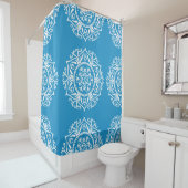 Rideaux De Douche Bluebird Mandala (En situation)