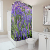Rideaux De Douche Bluebonnets Blue Floral Texas Texan Elegant (En situation)