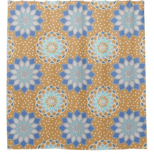 Rideaux De Douche Blues Cornflower Personnalisé (Devant)