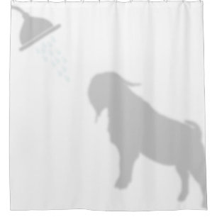 Rideaux De Douche Boer Buck Chèvre Ombre Silhouette Ombre Buddies