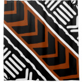 Rideaux De Douche Bogolan Africain Boue Tissu Douche Conception (Devant)