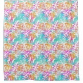 Rideaux De Douche Boho Abstrait Matisse Formes botaniques (Devant)