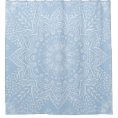 Rideaux De Douche Boho Baby Blue Mandala (Devant)