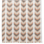 Rideaux De Douche Boho Chevron (Devant)