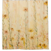 Rideaux De Douche Boho Fleurs Sauvages Vintage (Devant)