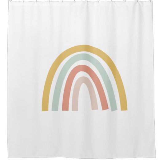 Rideaux De Douche Boho Rainbow Kids Personnalisé (Devant)