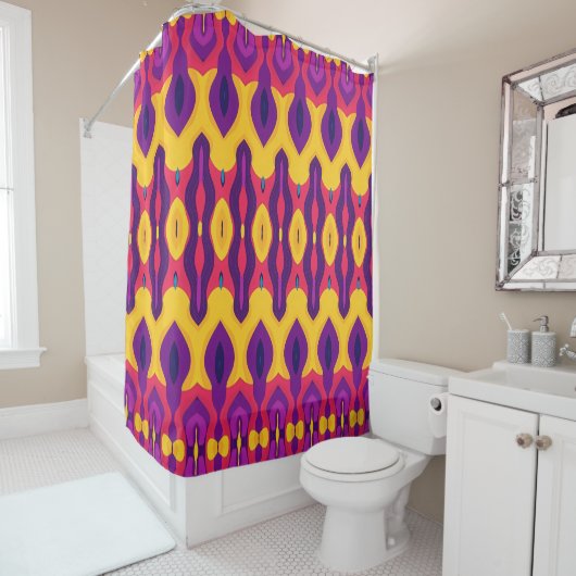 Rideaux De Douche Boho Teardrop Tides (En situation)