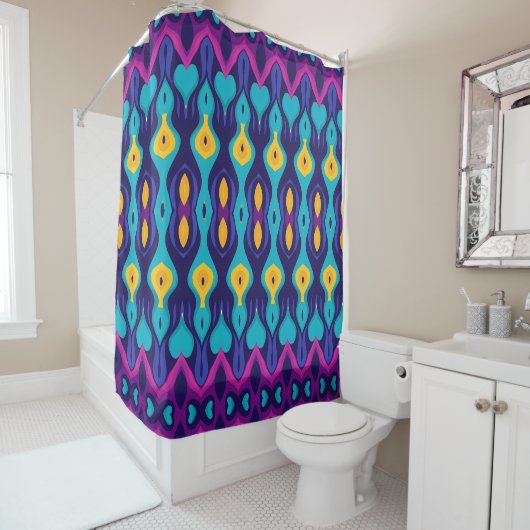 Rideaux De Douche Boho Teardrop Tides (En situation)