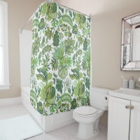 Boho vert Vintage Floral Print