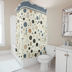 Rideaux De Douche Bois Abstrait