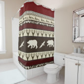 Rideaux De Douche Bois d'automne (En situation)