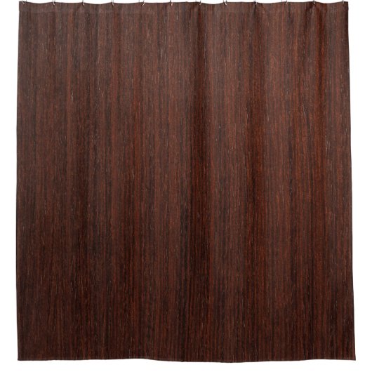 Rideaux De Douche Bois de marron foncé clair lisse (Devant)