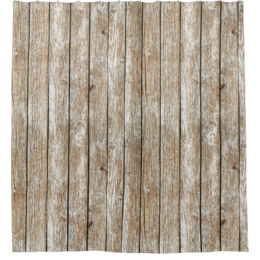 Rideaux De Douche Bois rustique chic minable de beau pays (Devant)
