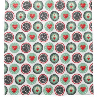 Rideaux De Douche Bold Nurse Pattern