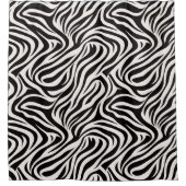 Rideaux De Douche Bold Safari Zebra Print Bathroom Curtain (Devant)
