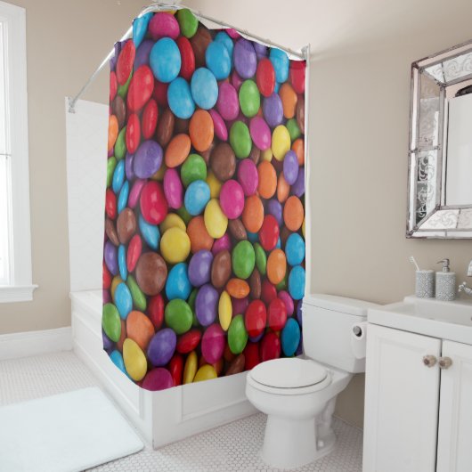 Rideaux De Douche Bonbons (En situation)